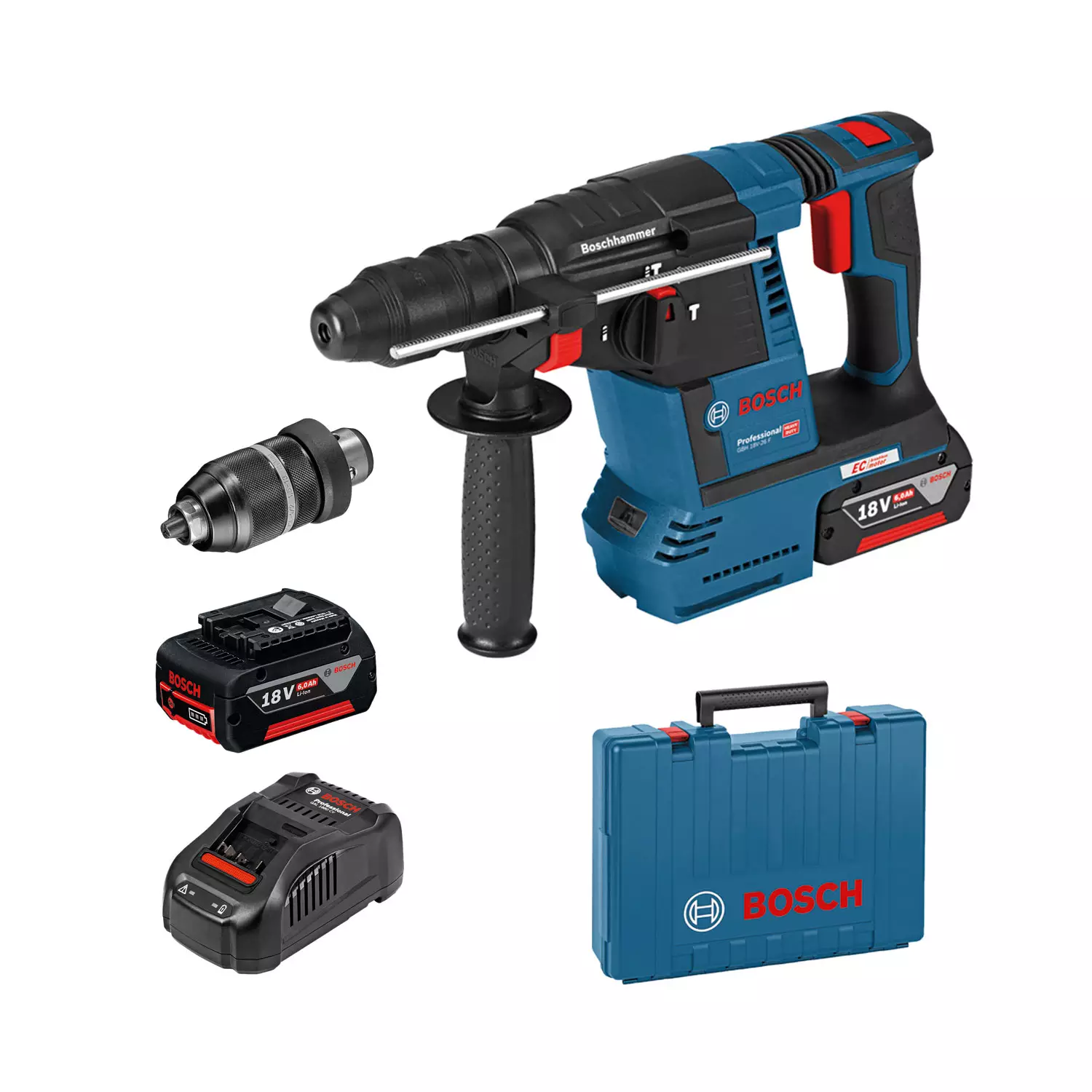 akumulatoren-perforator-bosch-gbh-18v-26-f-187157 Акумулаторен перфоратор BOSCH GBH 18V-26 F - Image 1