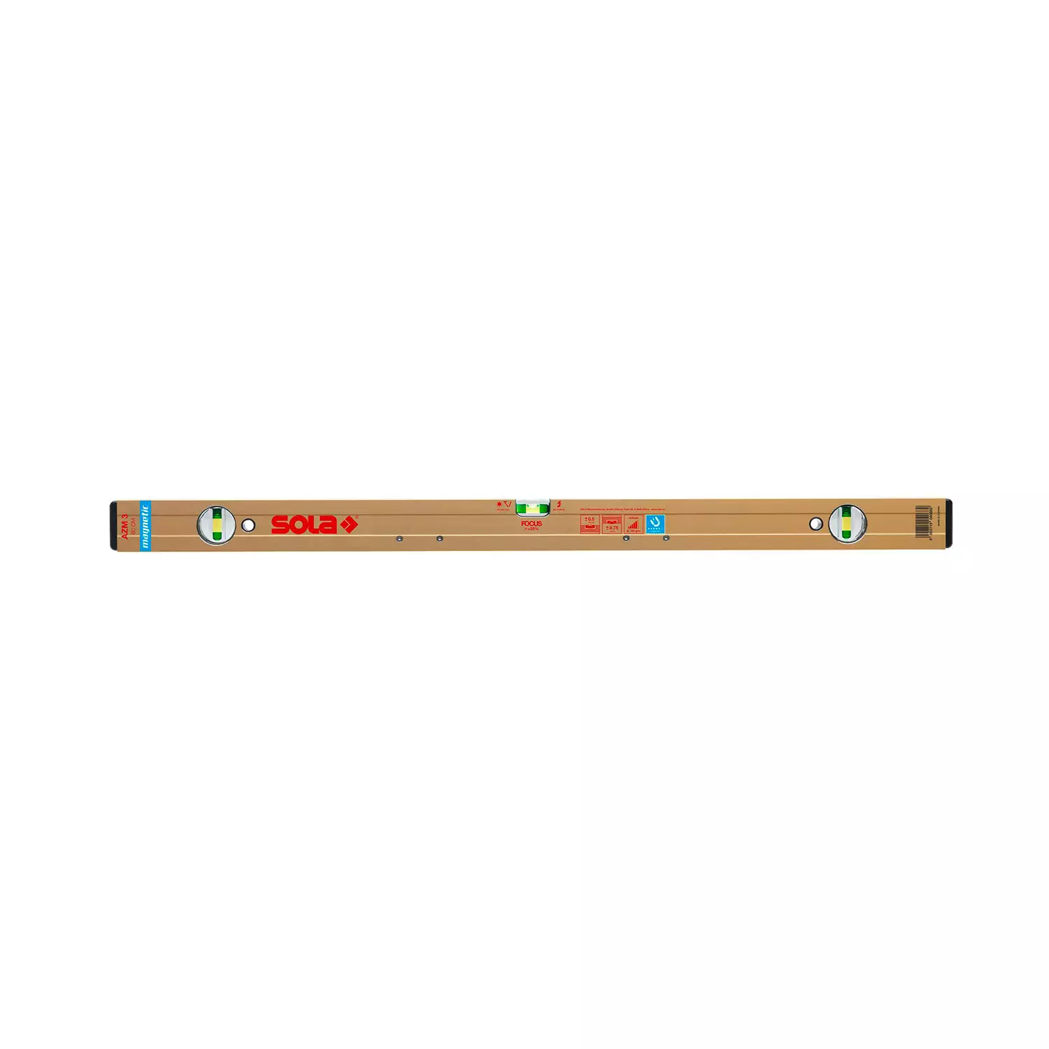 aluminiev-nivelir-sola-azm-3-120cm-161612 Алуминиев нивелир SOLA AZM 3 120cm - Image 1