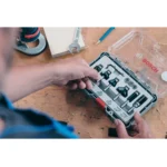 Фрезери за дърво BOSCH Ф8мм 15части - Image 3