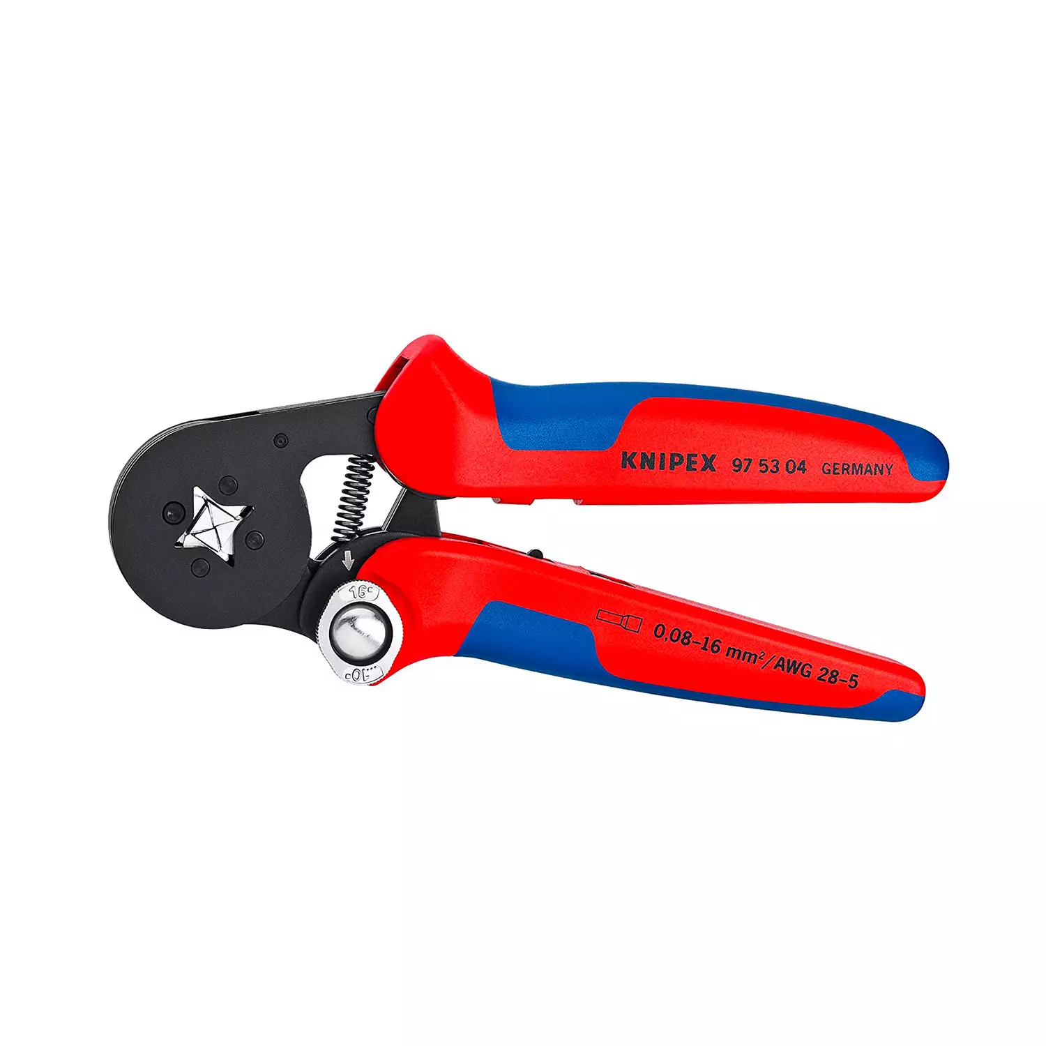 kleshti-kerbovychni-knipex-008-16mm2-156596 Клещи кербовъчни KNIPEX 0.08-16мм2 - Image 1