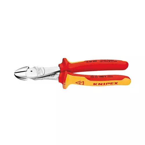 kleshti-rezachki-knipex-200mm-7775 Клещи резачки KNIPEX ф2.5-4.2/200мм - усилени - Image 1