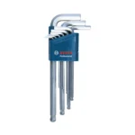 Ключ шестограм Г-образен с ябълка BOSCH Professional 1.5-10мм 9части