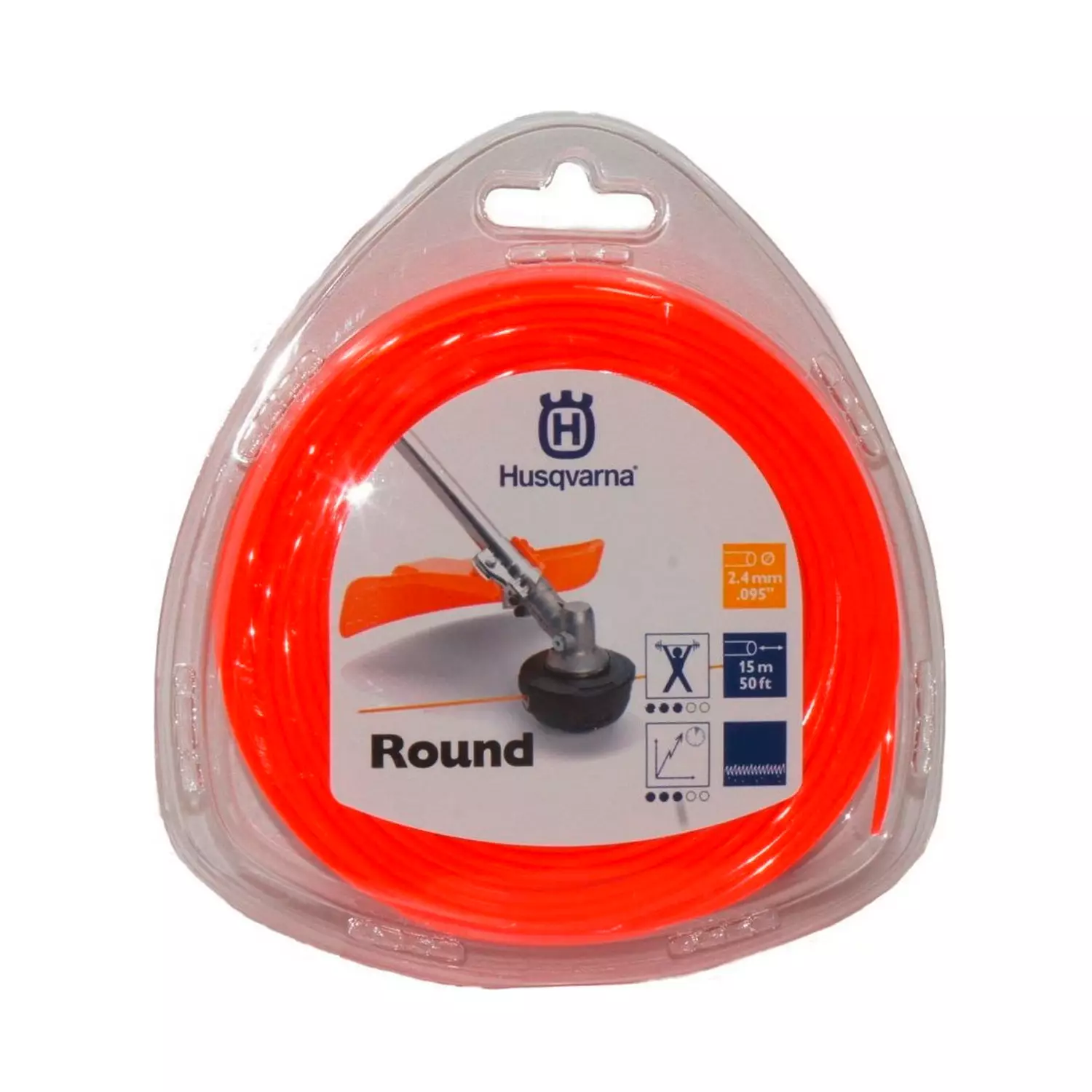 korda-husqvarna-24mm15m-226949 Корда HUSQVARNA Opti Round 2.4мм/15м - Image 1