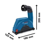 Предпазител с прахоуловител BOSCH GDE 115/125 FC-T - Image 2
