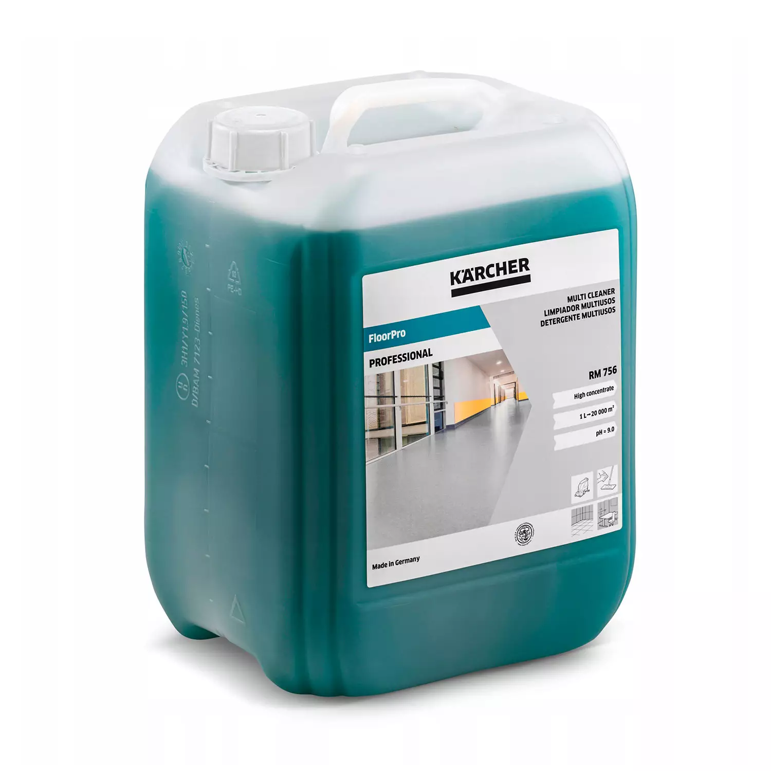 preparat-za-poddyrjashto-pochistvane-na-podove-karcher-rm-756-10l-156871 Препарат за поддържащо почистване на подове KARCHER RM 756 10л - Image 1