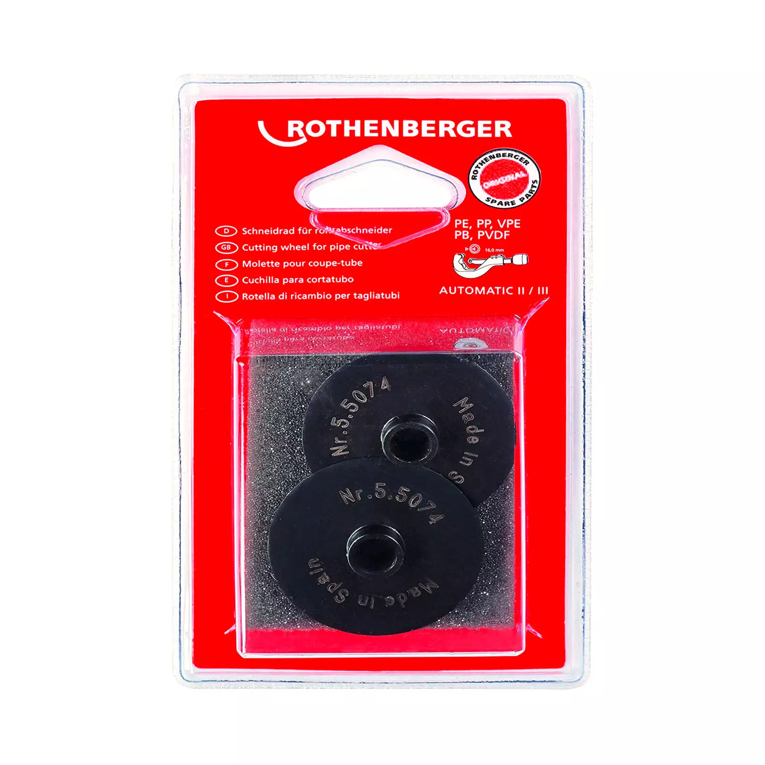 rolka-za-tryborez-rothenberger-110-160mm-216393 Ролка за тръборез ROTHENBERGER 110-160мм - Image 1